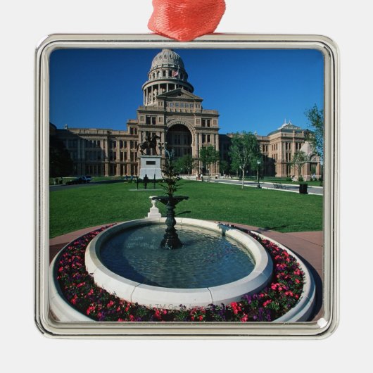 "State Capitol of Texas, Austin" Metalen Ornament (Voorkant)