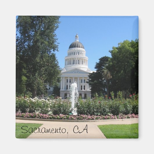State Capitol, Sacramento, Californië Magneet (Voorkant)