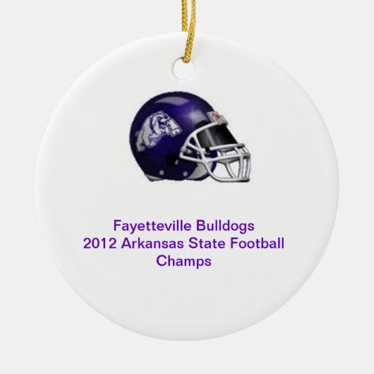 State Champ Fayetteville Ornament (Voorkant)