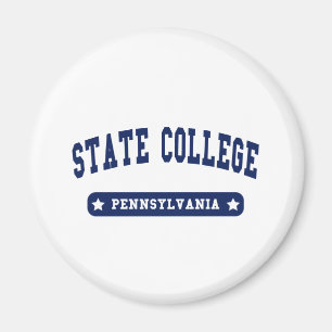 State College Pennsylvania College Stijl T-shirt Magneet