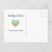 *~* STATE DELAWARE Bewegend Glitter - Nieuw Adres Aankondigingskaart (Achterkant)