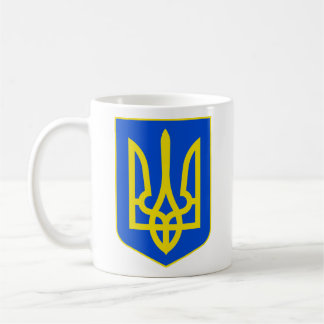 State Emblem of Ukraine Golden Trident Fine Art Koffiemok