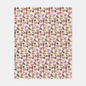 State Fair Carnival Food Nachos Cotton Snoep Fleece Deken (Voorkant)