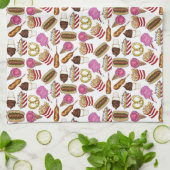 State Fair Carnival Food Nachos Cotton Snoep Theedoek (Gevouwen)