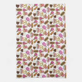 State Fair Carnival Food Nachos Cotton Snoep Theedoek (Verticaal)