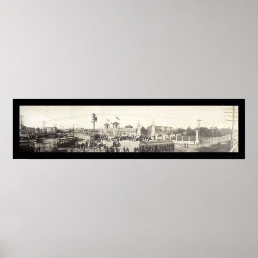 State Fair Dallas TX foto 1908 Poster (Voorkant)