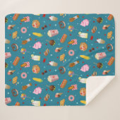 State Fair Food, Carnival, Amusement Park, Fair Sw Sherpa Deken (Voorkant (horizontaal))