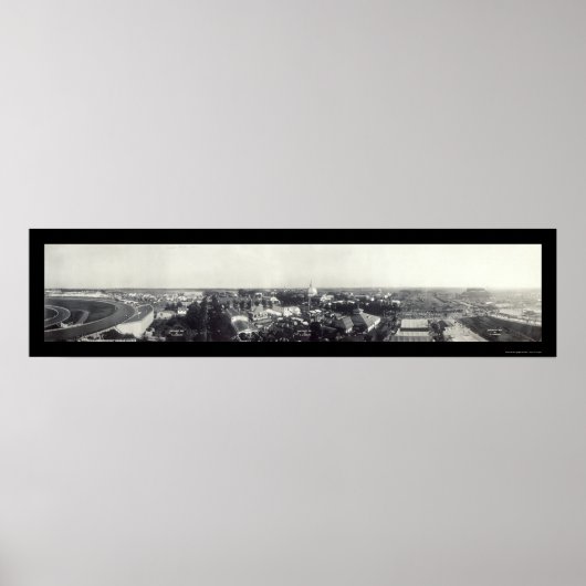 State Fair St Paul MN Foto 1909 Poster (Voorkant)