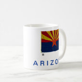 STATE FLAG ARIZONA KOFFIEMOK (Voorkant rechts)