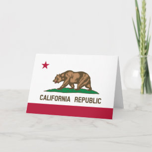 State Flag of California Kaart