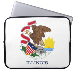 State Flag of Illinois, VS Laptop Sleeve