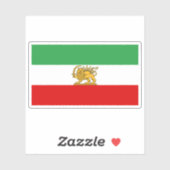 State flag of Iran (1964–1980) Sticker (Vel)