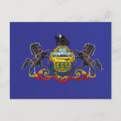 State Flag of Pennsylvania, Verenigde Staten Briefkaart (Voorkant)