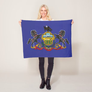 State Flag of Pennsylvania, Verenigde Staten Fleece Deken