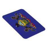State Flag of Pennsylvania, Verenigde Staten Magneet (Rechterzijde)