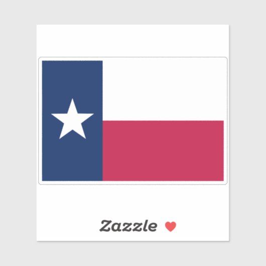 State flag of Texas Sticker (Vel)