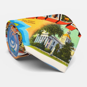 State Florida FL Old Vintage Travel Souvenir Stropdas