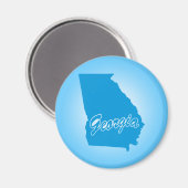 State Georgia Magnet (Voorkant / Achterkant)