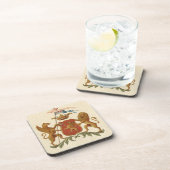State Heraldic Badge met Griffin en Lion Drankjes Onderzetter (Rechterzijde)