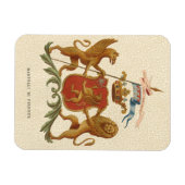 State Heraldic Badge met Griffin en Lion Magneet (Horizontaal)