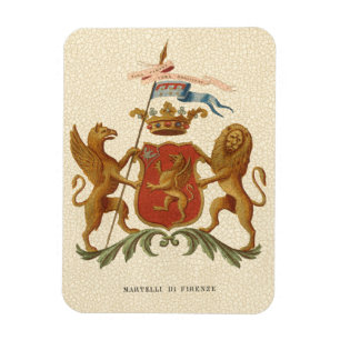 State Heraldic Badge met Griffin en Lion Magneet