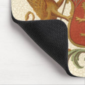 State Heraldic Badge met Griffin en Lion Muismat (Hoek)