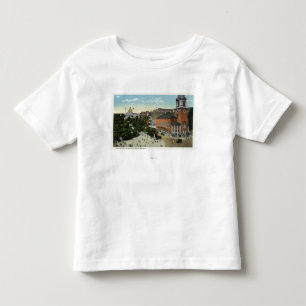 State House and Park Street Uitzicht van de Mall Kinder Shirts