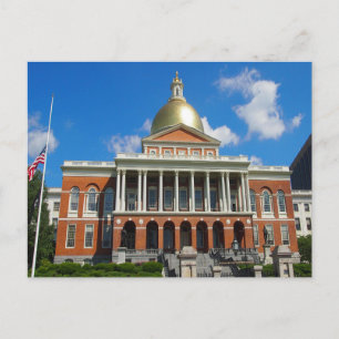 State House Boston Briefkaart