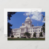 State House, Providence, Rhode Island, VS Briefkaart (Voorkant / Achterkant)