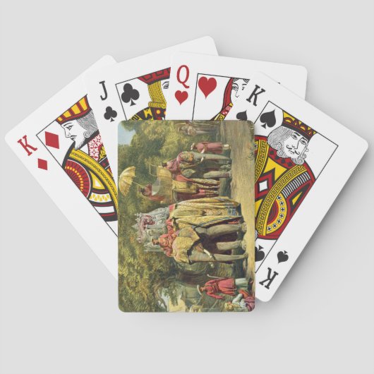 State Howdah van de gouverneur-generaal, 1863 (chr Pokerkaarten (Achterkant)