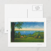 State Hwy Schilderachtig Uitzicht Owasco Lake Briefkaart (Voorkant / Achterkant)