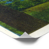 State Hwy Schilderachtig Uitzicht Owasco Lake Poster (Hoek)