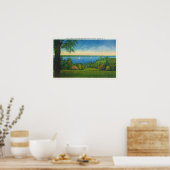 State Hwy Schilderachtig Uitzicht Owasco Lake Poster (Keuken)