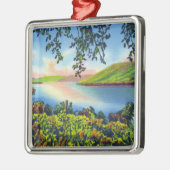State Hwy Uitzicht of Bluff Point Metalen Ornament (Links)