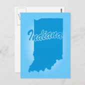 State Indiana Briefkaart (Voorkant / Achterkant)