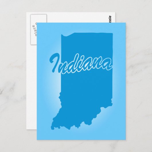 State Indiana Briefkaart (Voorkant / Achterkant)
