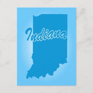 State Indiana Briefkaart