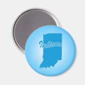 State Indiana Magnet (Voorkant / Achterkant)