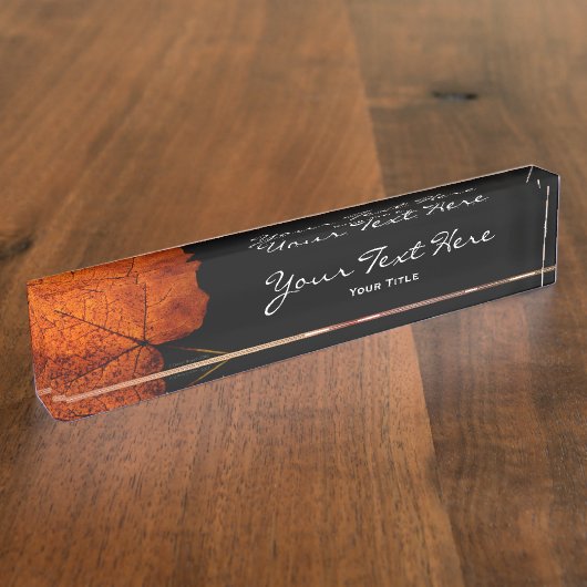 State Leaf Naambordje (Zijkant)