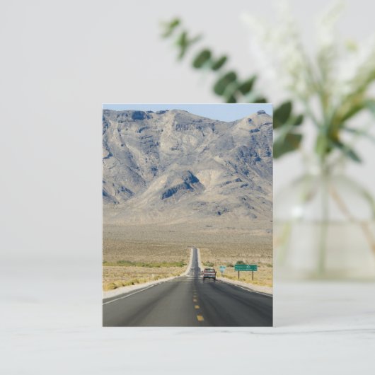 State Line in Californië en Nevada Briefkaart (Staand voorkant)