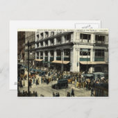 State & Madison Sts., Chicago IL, 1922  Briefkaart (Voorkant / Achterkant)