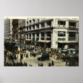 State & Madison Sts., Chicago IL, 1922 Poster (Voorkant)