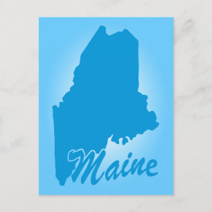 State Maine Briefkaart
