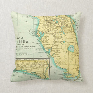  State Map of Florida Kussen