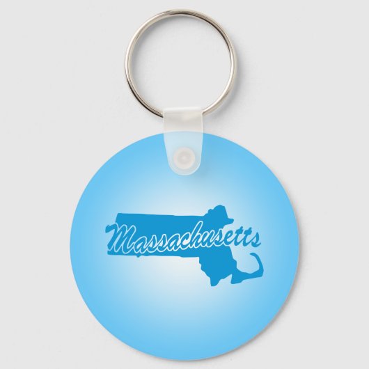 State Massachusetts Sleutelhanger (Voorkant)