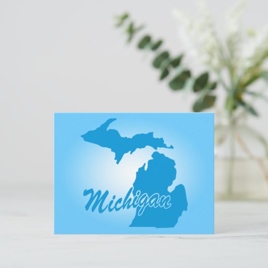 State Michigan Briefkaart (Staand voorkant)