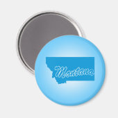 State Montana Magnet (Voorkant / Achterkant)