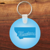 State Montana Sleutelhanger (Voorkant)