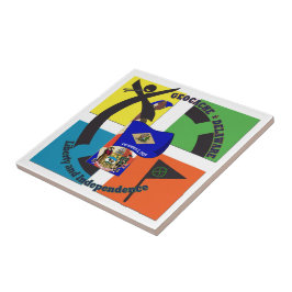 STATE MOTTO DELAWARE GEOCACHER TEGELTJE