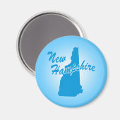 State New Hampshire Magnet (Voorkant / Achterkant)